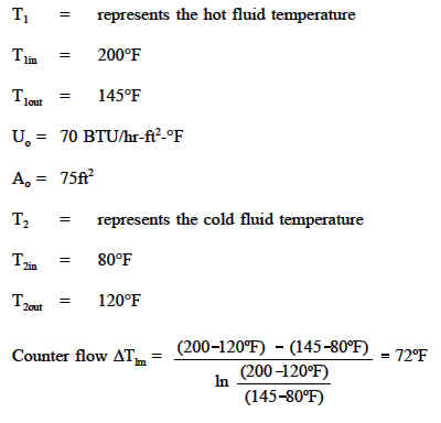 heat exchanger calculations